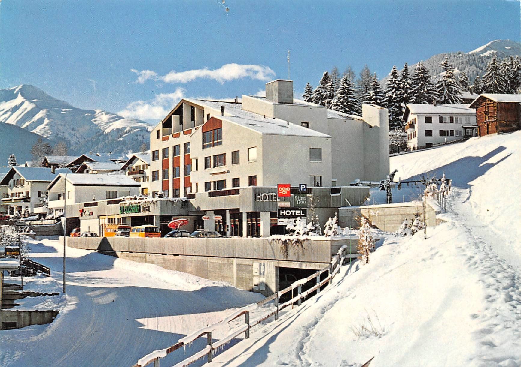 Cartoline postali: Disentis, Hotel La Cucagna – Usato da Ottikon b.Kemptth. venduto da Neptun1974