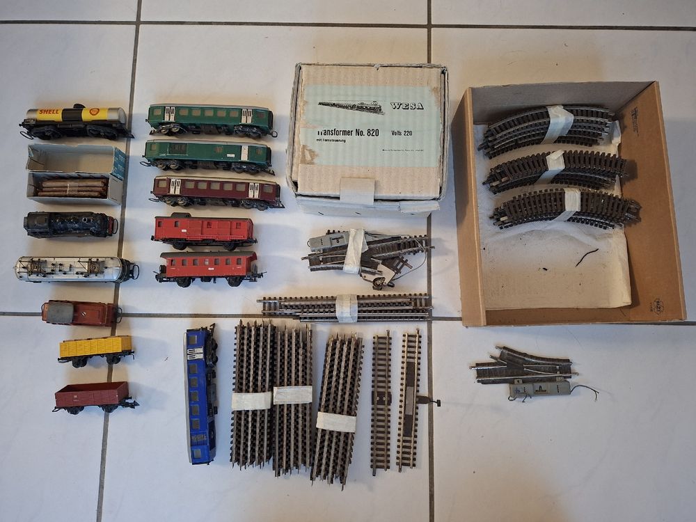 Wesa Modell Eisenbahn Spur H0, Konvolut, Rarität! (Gebraucht) in Boll ...