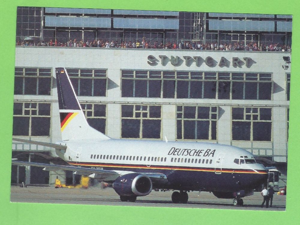 Cartoline postali: Deutsche BA  Boeing 737-300 – Usato da Zürich venduto da t24_de
