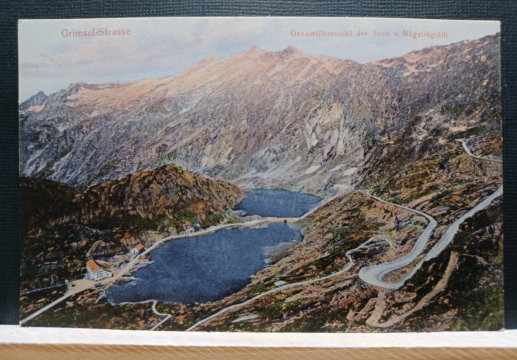 Cartoline postali: No. 3012 a, Grimsel-Strasse, Nägelisgrätli, 1908 – Usato da Aarau Rohr venduto da mgvw