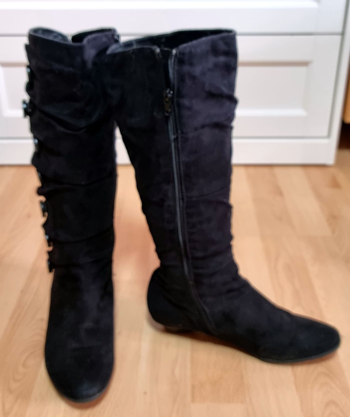 Graceland Scarpe da donna: Schwarze Textillederstiefel, Grösse 38, Graceland – Usato da Effretikon venduto da lenalisa63 1