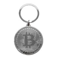 Metal Schlüssel anhänge BITCOIN Krypto Münze S. Neu