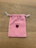 Red lab grown ruby gem 15 mm heart