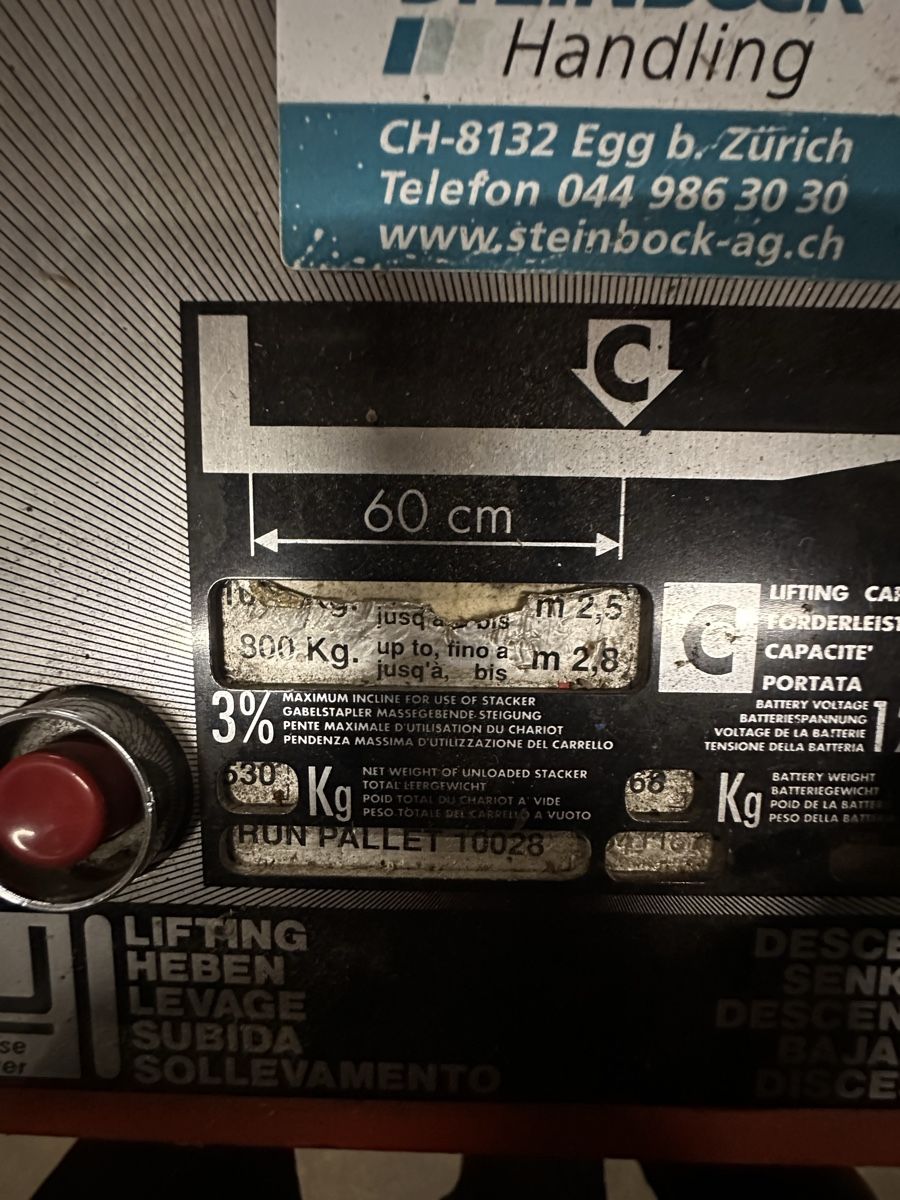 Carrelli elevatori e a forche: Kleiner Stapler – Usato da Wiedlisbach venduto da Chips02 4