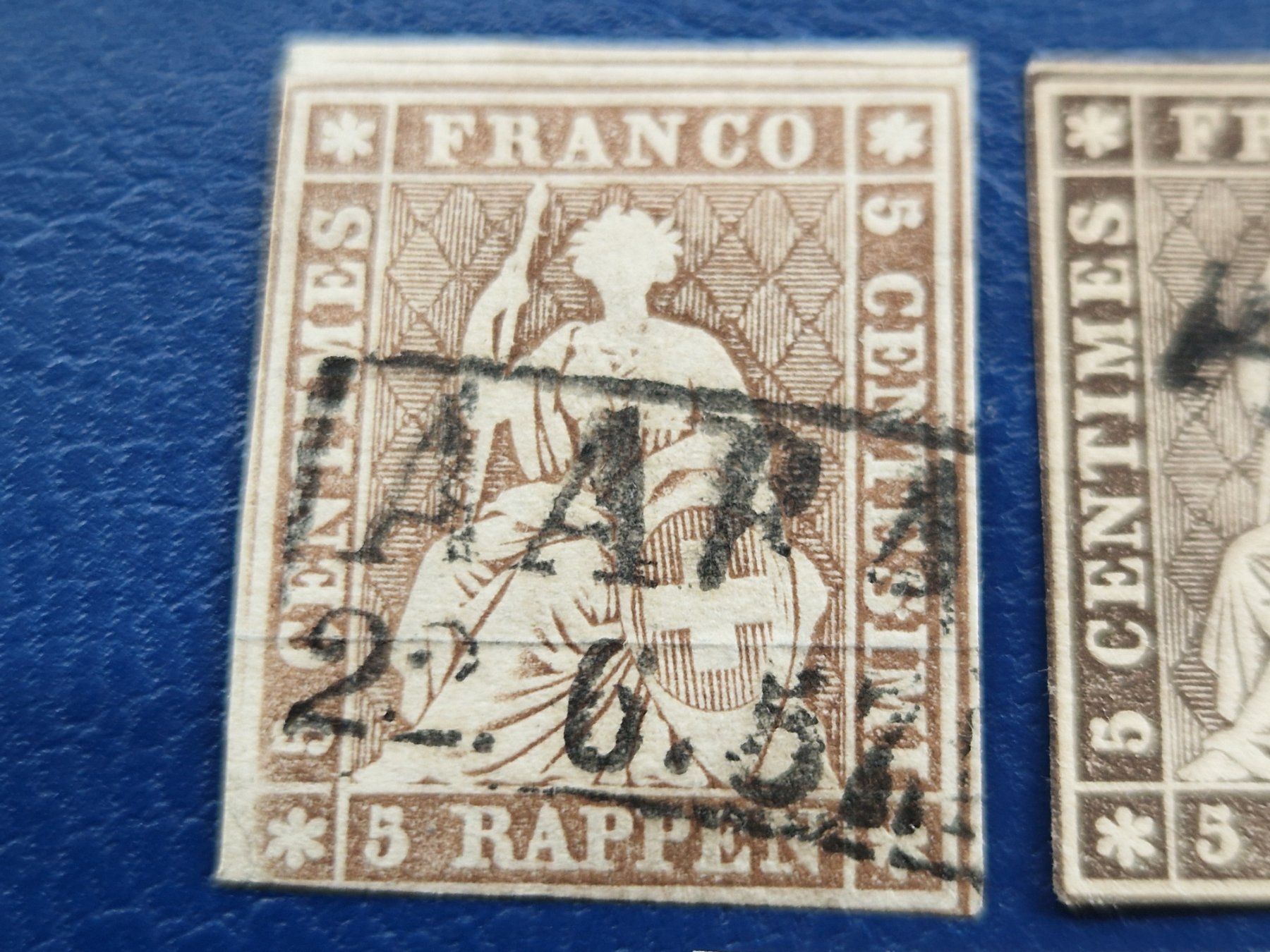Tutti i francobolli: Strubel 22D, 3 St., ab 1.- – Usato da Burgdorf venduto da Glossy01 1