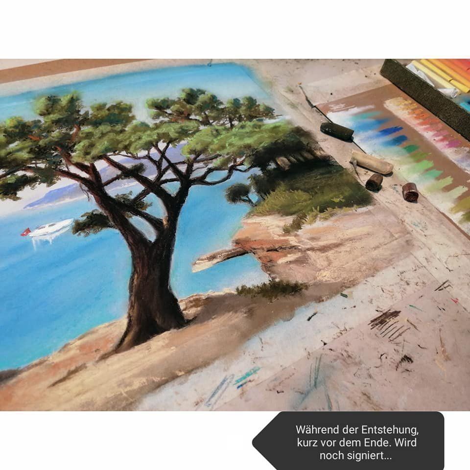 Foto & Immagini: Neu! Pastellbild "Landschaft" Signiert. – Nuovo e nell'imballaggio originale da Ostermundigen venduto da LorisHome 2