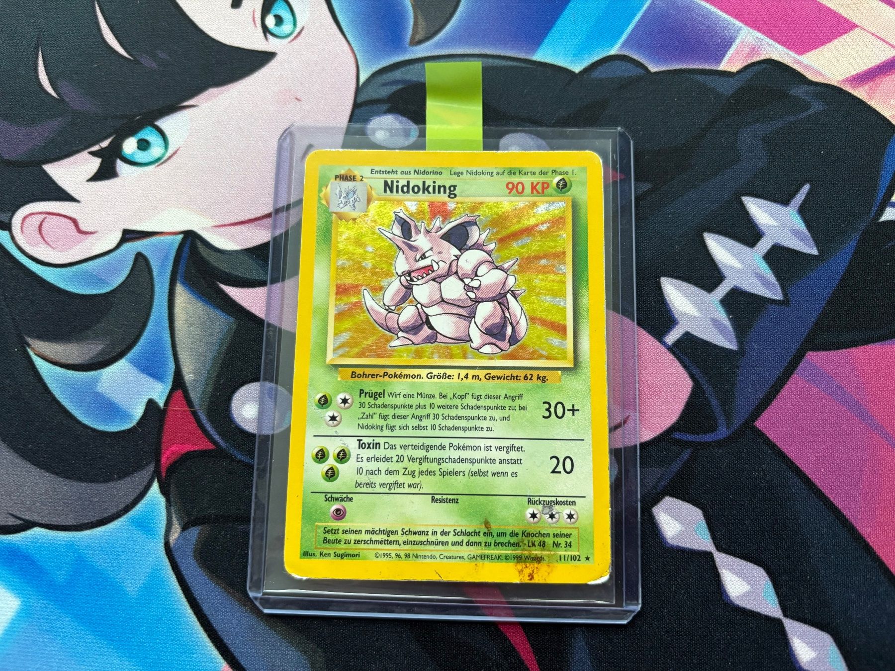 Pokémon Carte collezionabili: 1999 POKEMON Nidoking Holo Base Set 11 – Usato da Wilen (Sarnen) venduto da Seeungeheuer