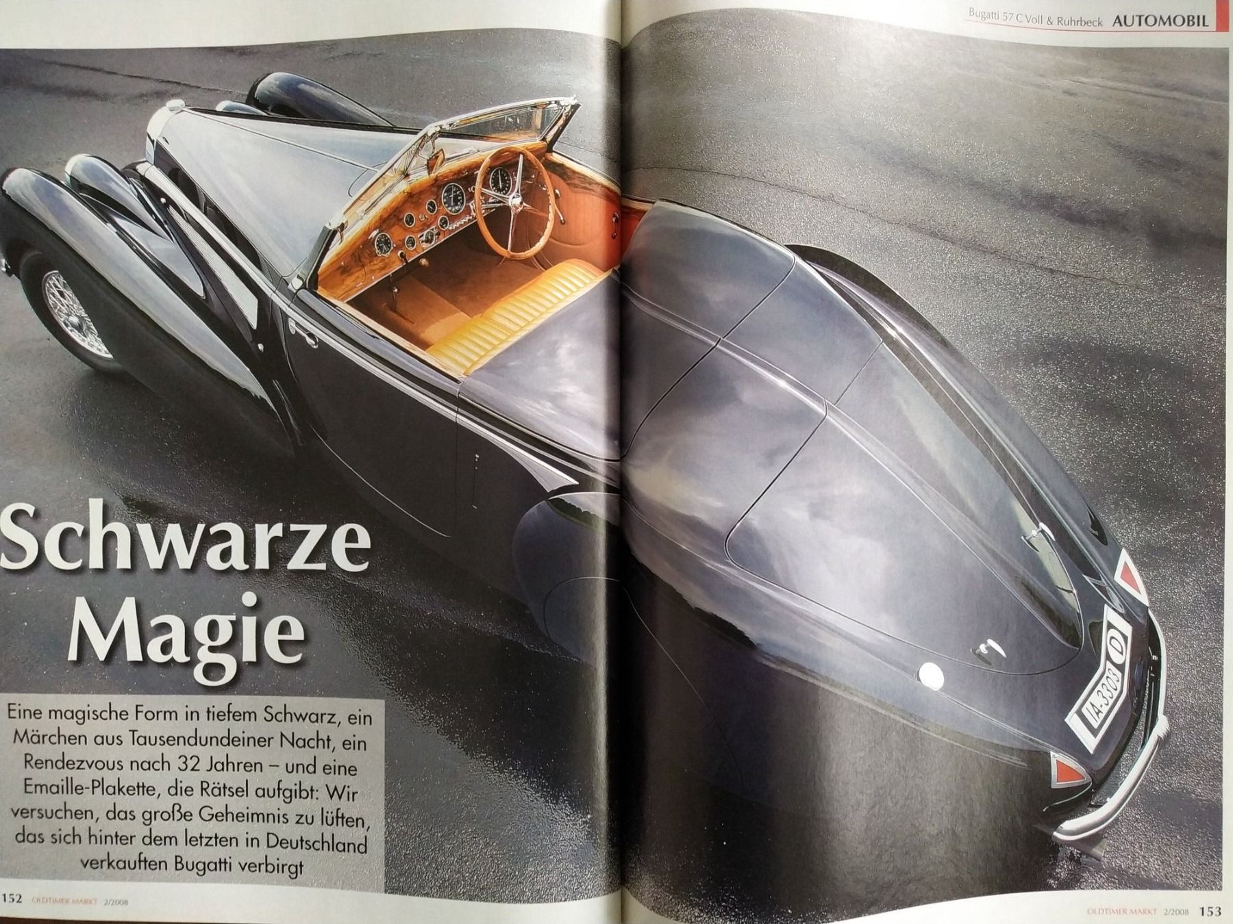 Riviste & Magazine: Magazin Oldtimer Markt Nr.2/ 2008 A112/Neumann/Bugatti/Merc – Usato da Bern venduto da micky031 4
