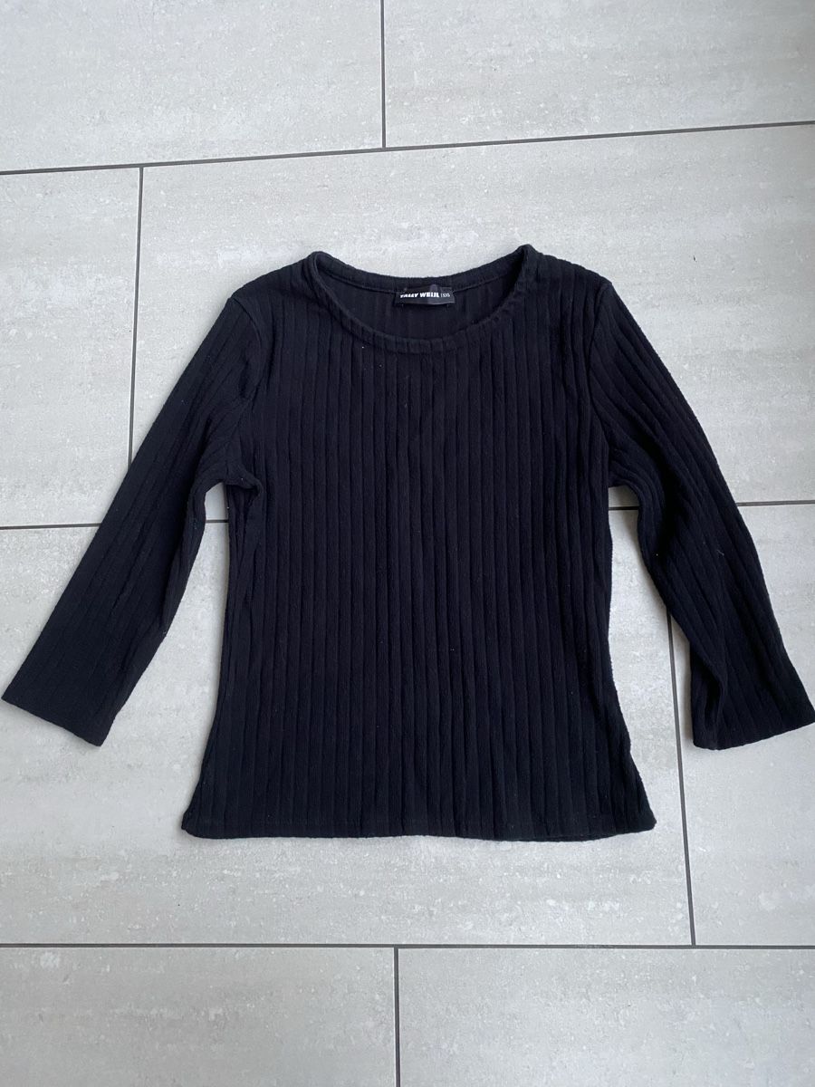 Tally Weijl T-shirt: Tshirt schwarz langarm Gr.XXS – Usato da Wädenswil venduto da JJ15