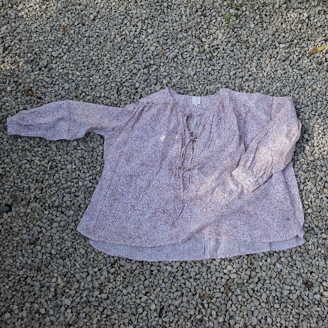 Des Petits Hauts Camicette: Des Petits Hauts Bluse,  rotweiss gemustert, one Size – Nuovo (secondo la descrizione) da Büren an der Aare venduto da Regiso 1
