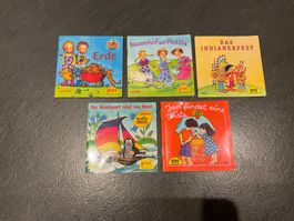 5x Pixi „ Bauernhof auf Pinklila, Das Indianerfest etc. „