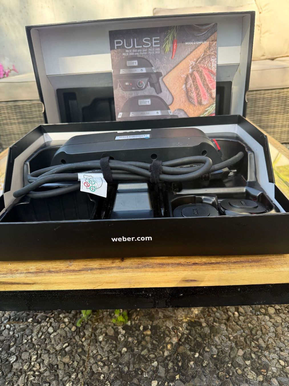 Weber Griglie: Grill électrique Pulse 2000 WEBER – Usato da Veyrier venduto da mur_frz2 5