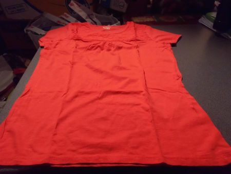 T-Shirt Grösse 170/176 Tchibo, rot, Auss