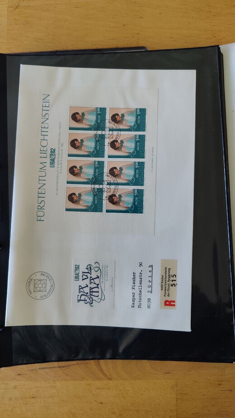 Album: Briefmarkensammlung Lichtenstein (L10) – Usato da Aarau venduto da bro_9zsg 4