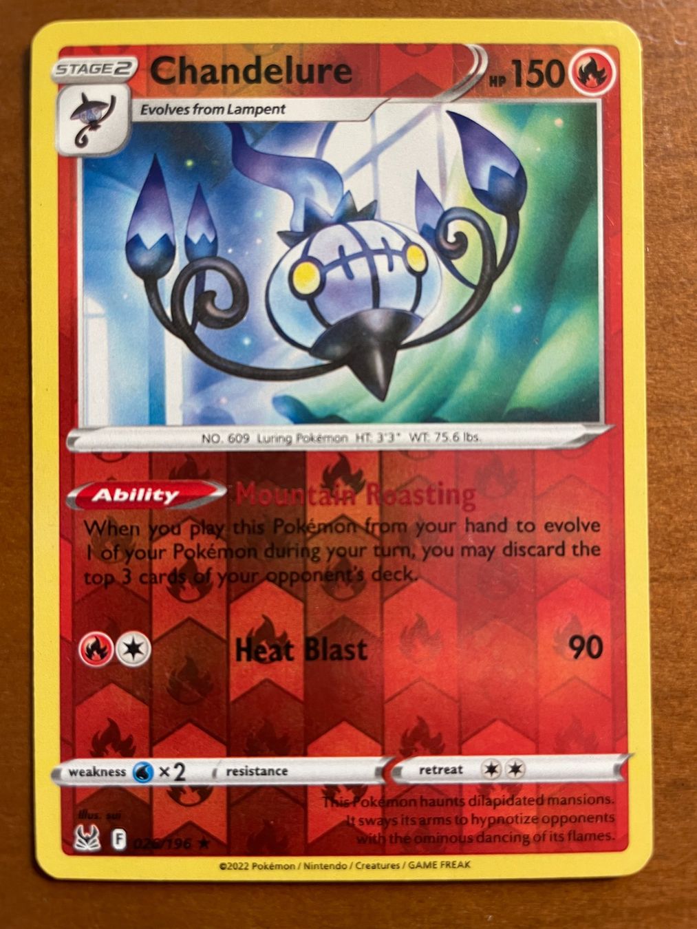 Pokémon Carte collezionabili: Pokemon Chandelure Reverse (Versand gratis) – Nuovo (secondo la descrizione) da Chur venduto da Angerson
