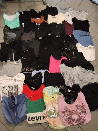 48x Marken Damen shirts Lacoste Lewis,Zara usw.