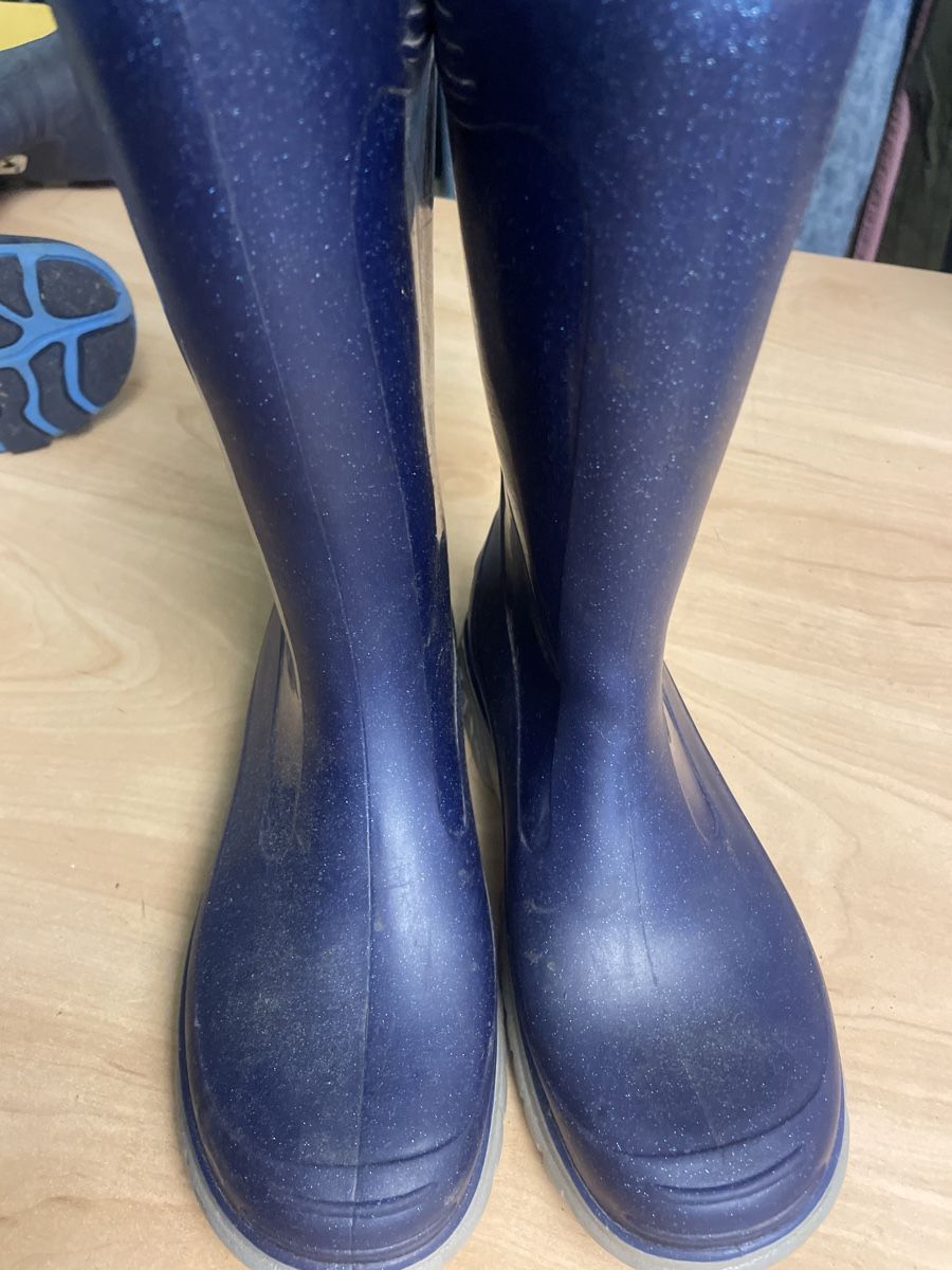 Schuhe für Mädchen: Dunkelblaue Glitzer RomiKids Gummistiefel Gr. 34 – Gebraucht aus Obergerlafingen von cabo4 1