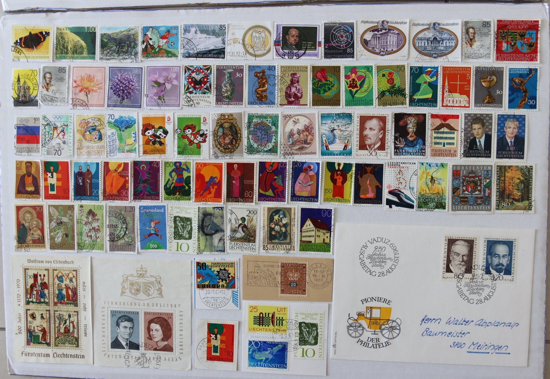 Tous les timbres: Briefmarken Lichtenstein – D'occasion à Oberentfelden par lakipul 4
