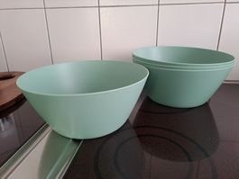 Schüsseln 4er Set pastellgrün Neu