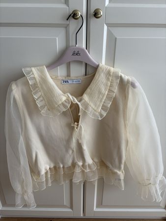NEW - Limited Edition ZARA Organza Bluse NP: 85.-