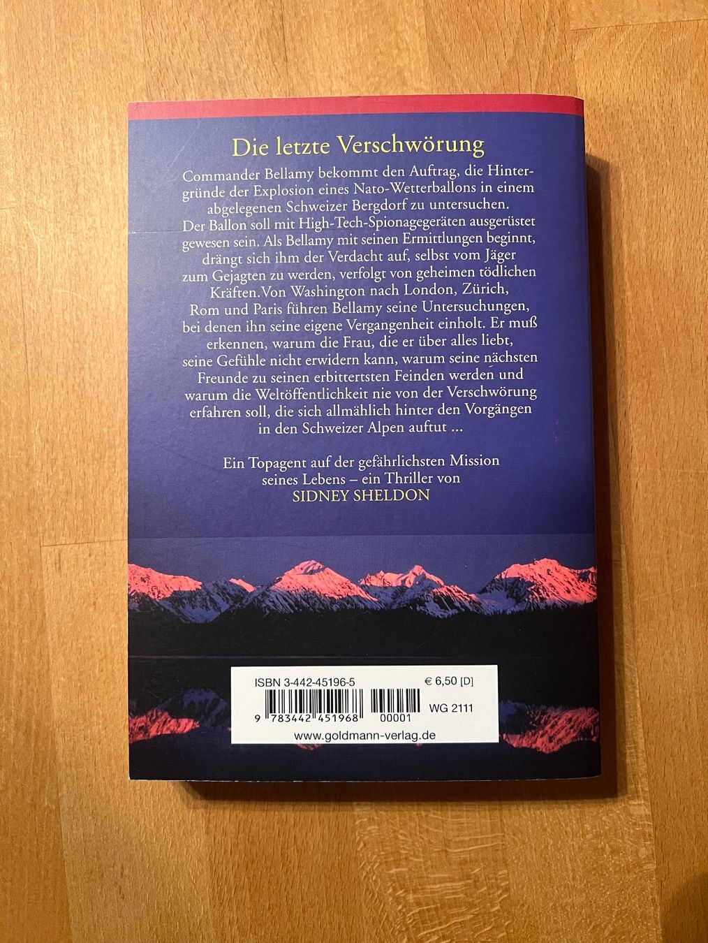 Libri: Sidney Sheldon - Die letzte Verschwörung – Usato da Winterthur venduto da mic_l98y 1