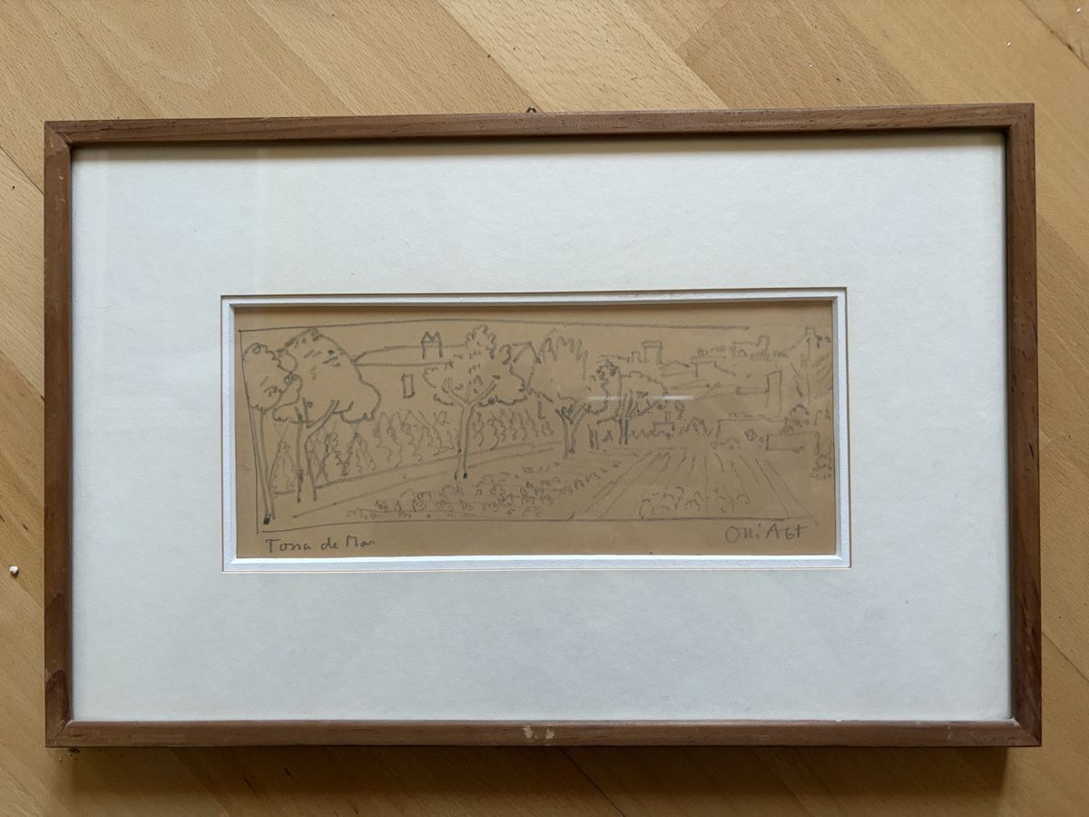 Poster & Bilder: Zeichnung Otto Abt  – Gebraucht aus Riehen von Sispatty11