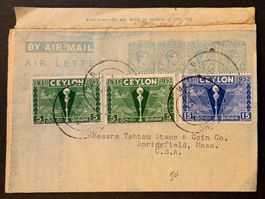 AIR LETTER CEYLON