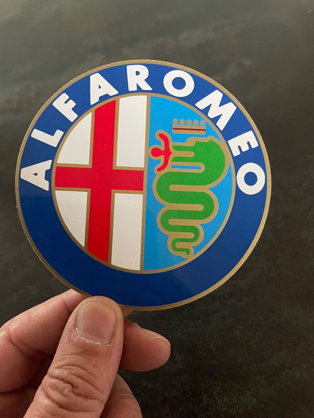 Aufkleber: Autocollant Vintage Alfa Romeo – Gebraucht aus Vallamand von Bricbracbroc82 1