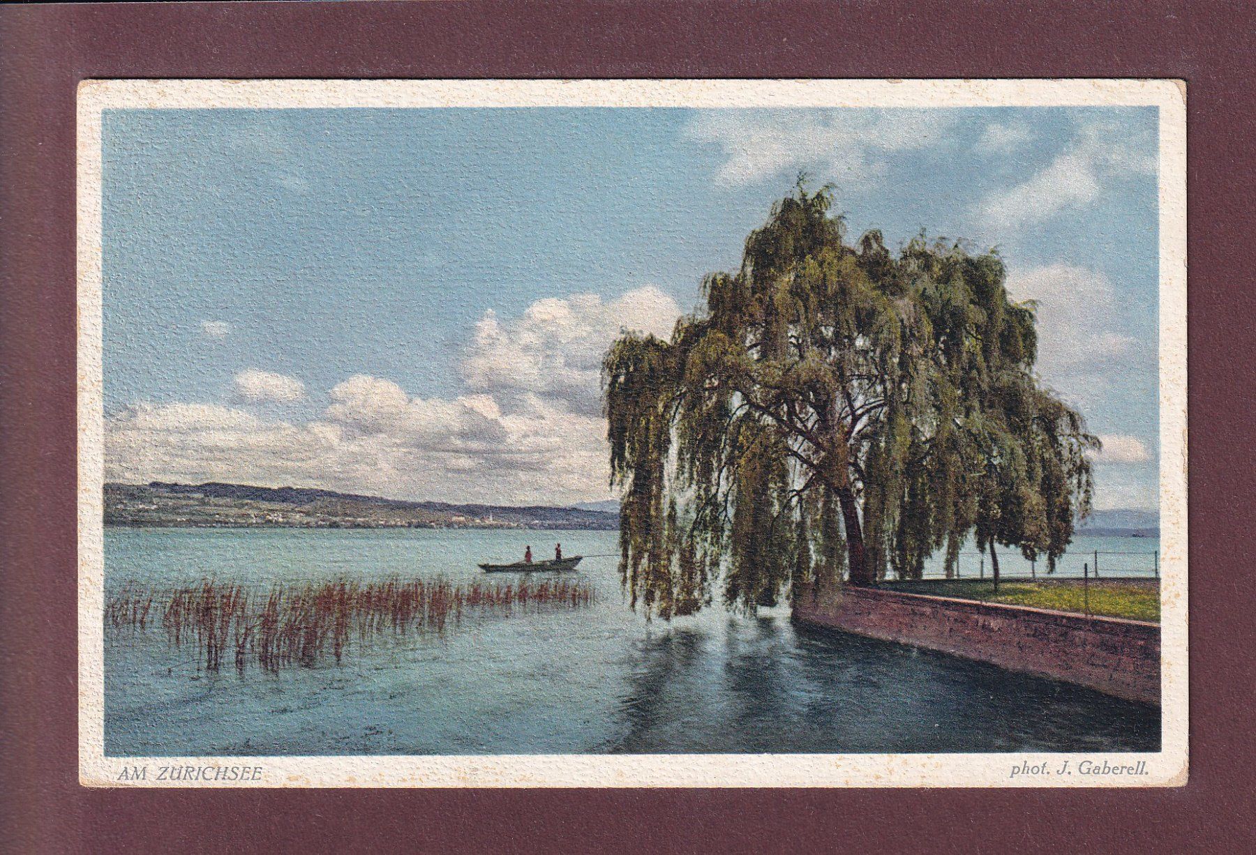Cartoline postali: Am ZÜRICHSEE - 1925 – Usato da Pully venduto da nicecards