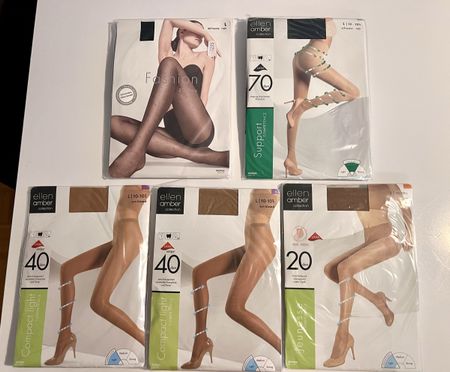 Ellen Amber Strumpfhosen Paket 5 Stk. Gr. L neu
