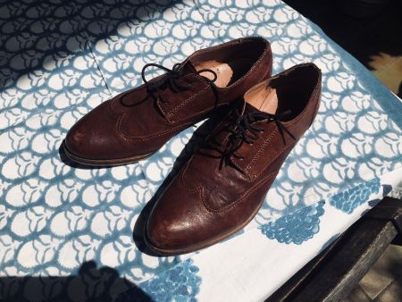 Marc o Polo Schnürschuhe Leder cognac 39