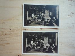 2 Ansichtskarten Hüfiklubhütte (S.A.C.), Inneres