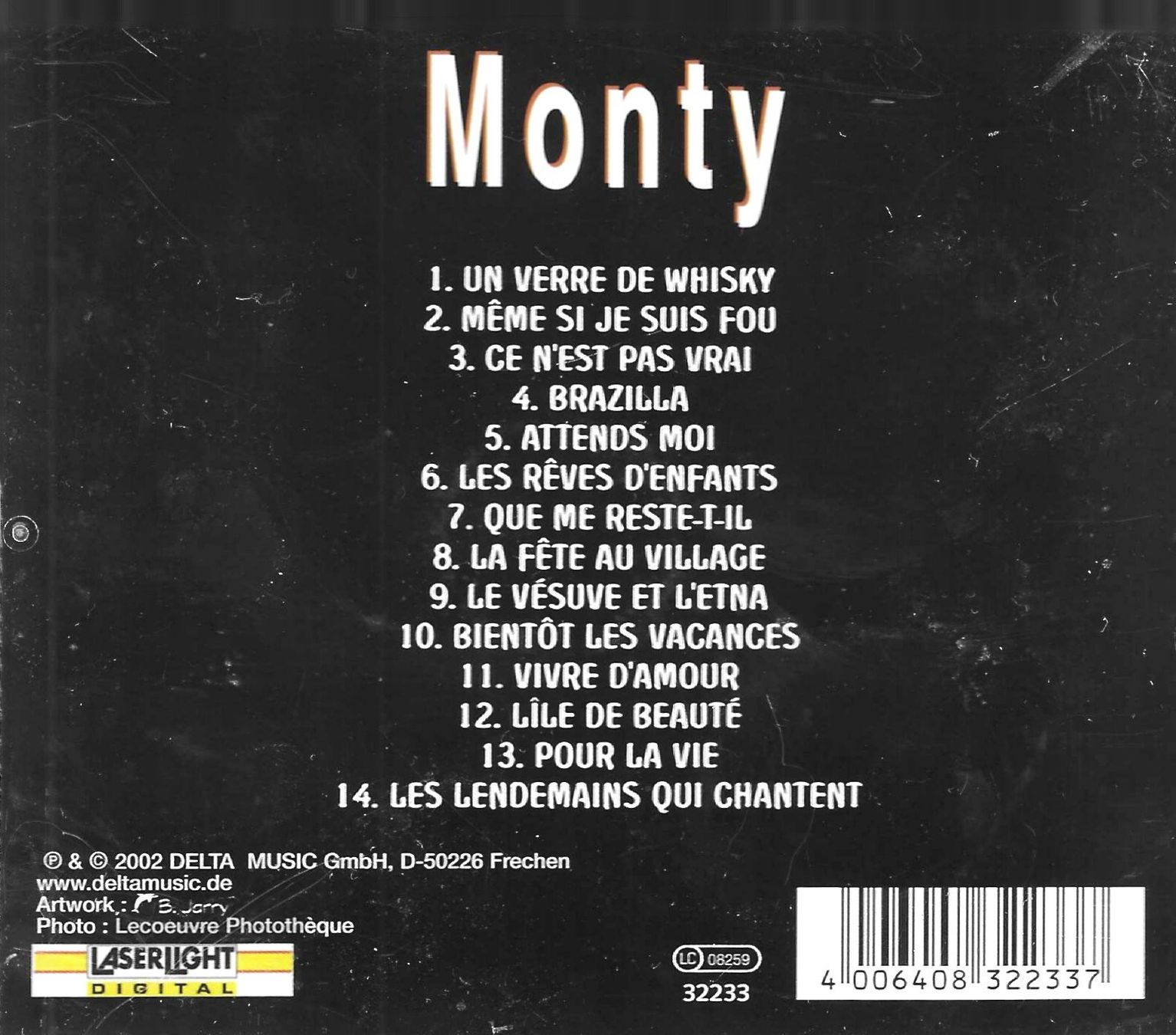 CD: Monty - Un verre de whisky – Usato da Savagnier venduto da Ne2065 1