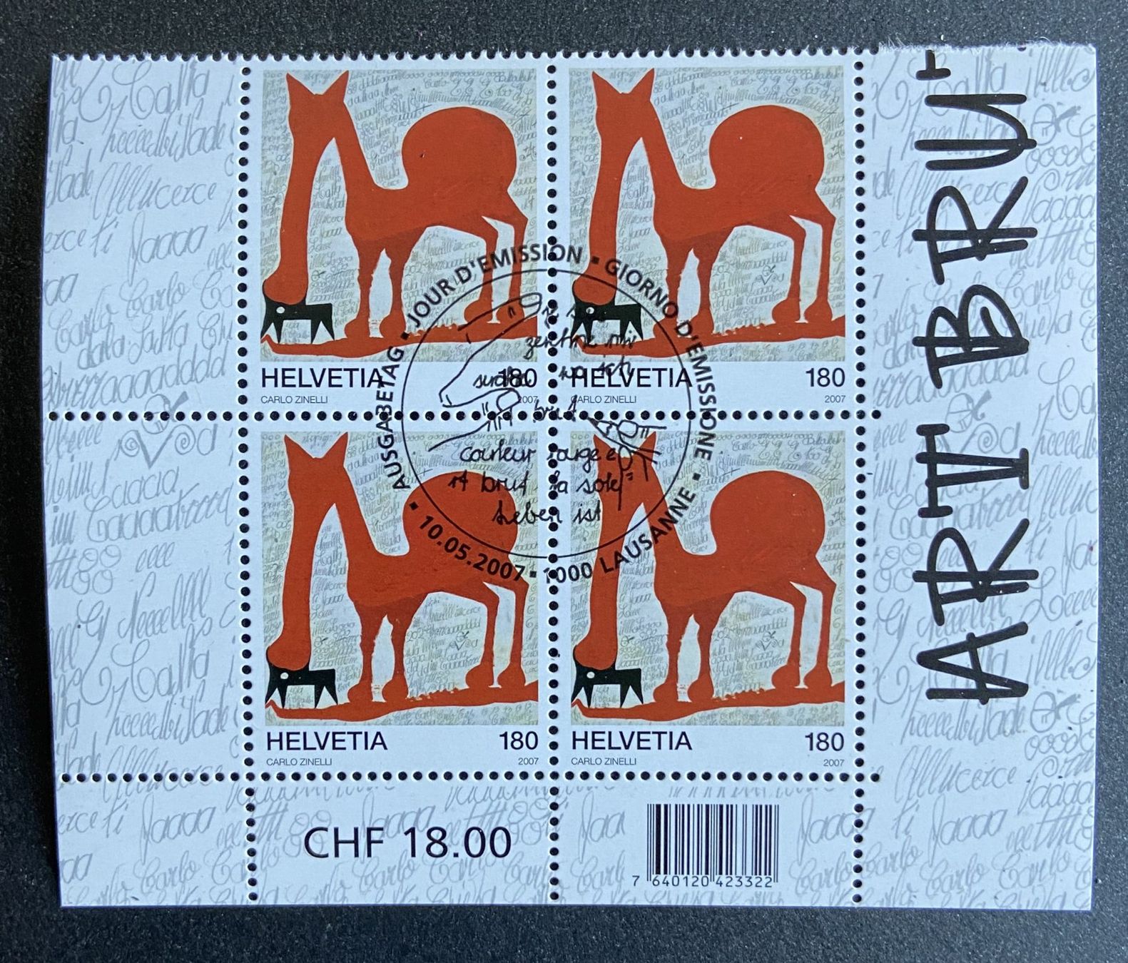 Tous les timbres: Freimarken  ET 4er Blocks 2007 – D'occasion à Böckten par Hansi36 2