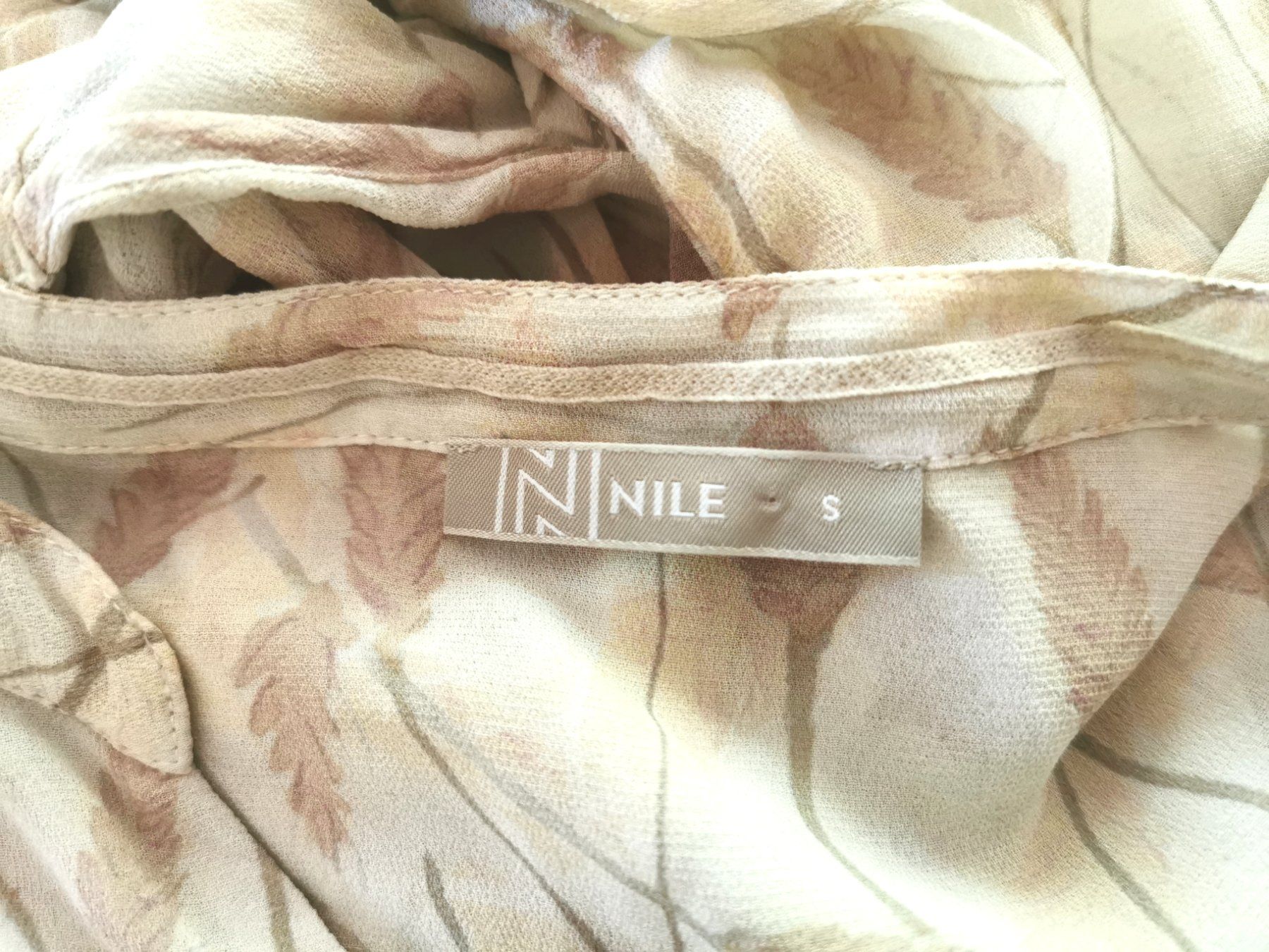 Nile Camicette: Nile zarte Viscose Bluse Gr. S/M – Usato da gachnang venduto da tibus1 4