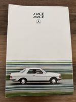 Mercedes Benz 230 und 280CE Prospekt
