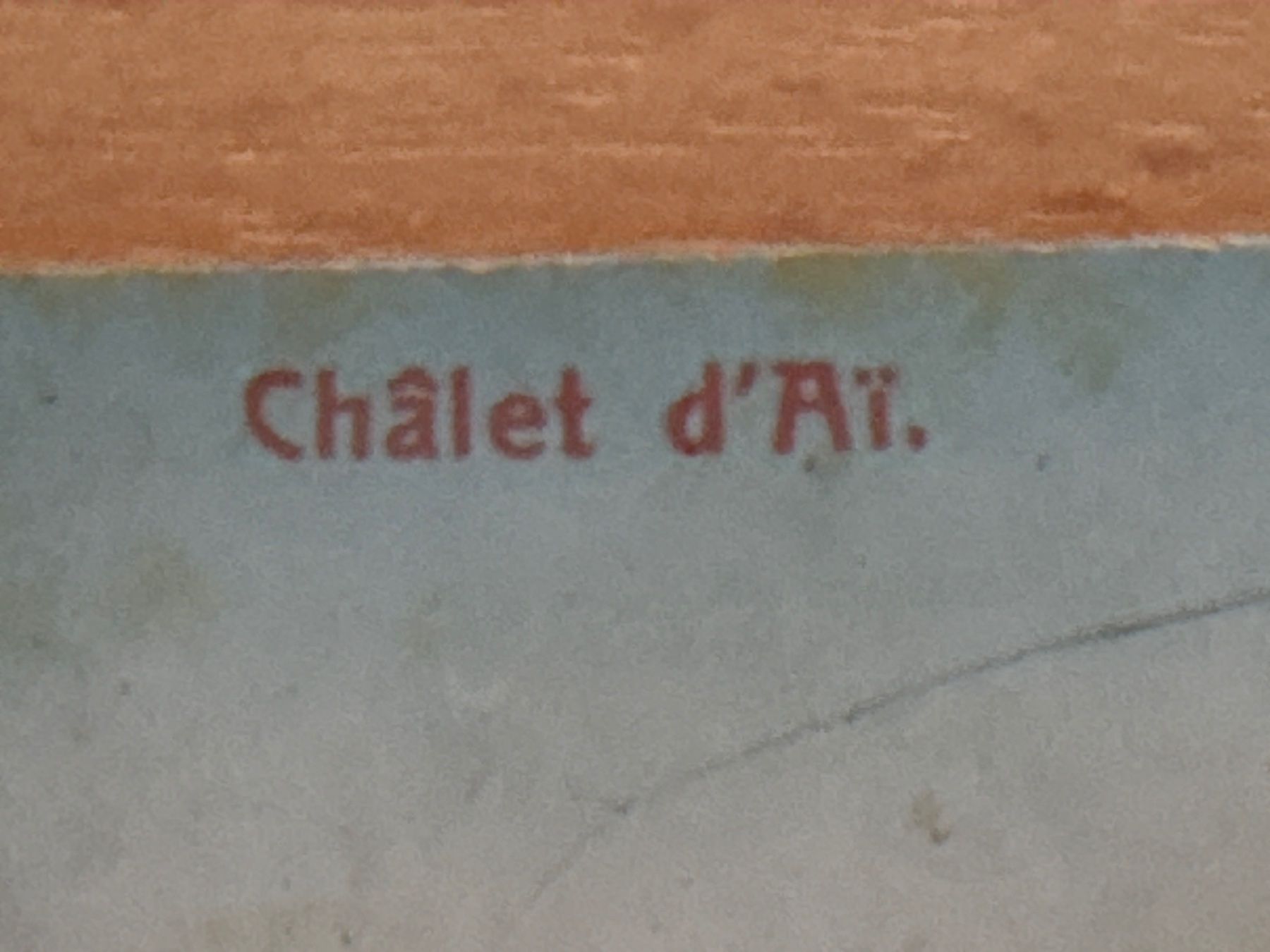 Cartoline postali: Ansichtskarte Chalet d'Ai – Usato da Ibach venduto da lisch3 1