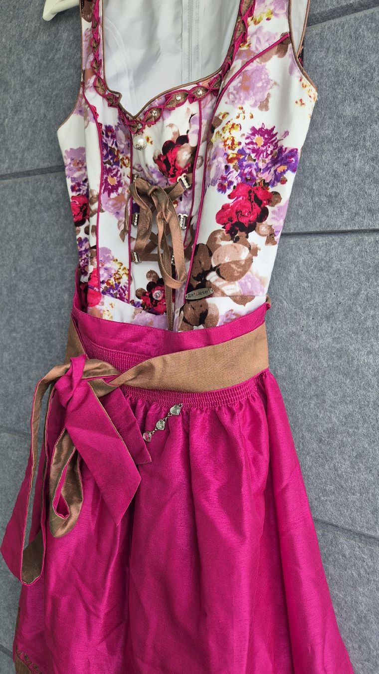 Costumi: Spieth & Wensky Dirndl-Set Gr. 38 mit Bluse & Kette – Usato da Zürich venduto da kirkfdjg