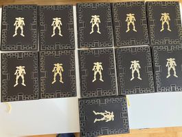 11 Bücher Lucky Luke schwarz Sammlung