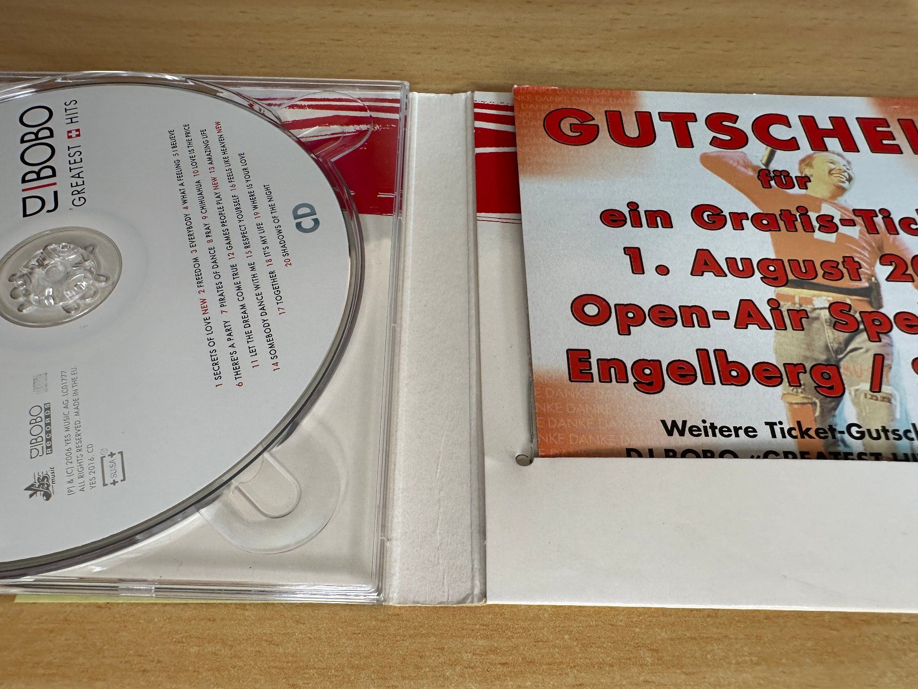CDs: DJ BoBo – Greatest Hits - CD & DVD – Gebraucht aus Rikon im Tösstal von Alpenmutz 2