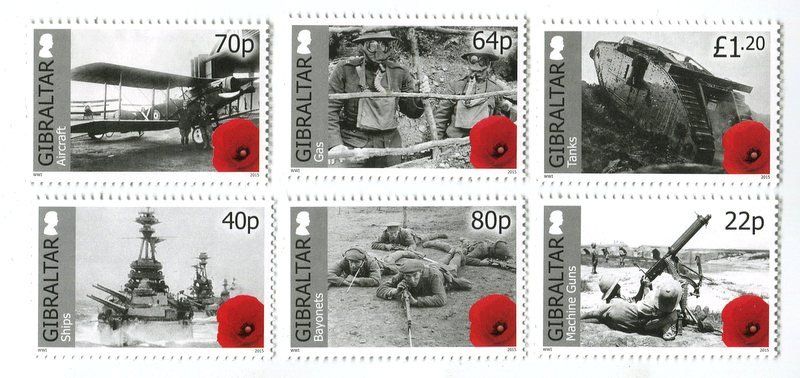 Alle Briefmarken: Briefmarken "1 Weltkrieg". Gibraltar. – Neu und originalverpackt aus Basel von Butsch5