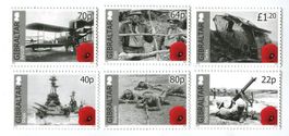 Briefmarken "1 Weltkrieg". Gibraltar.
