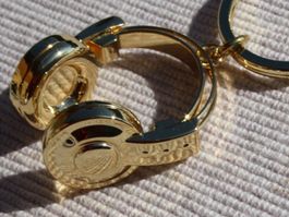 KOPFHÖRER SCHLÜSSELANHÄNGER IN GOLD