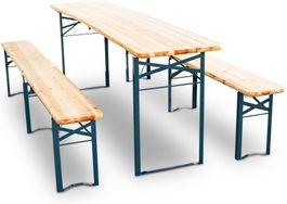Bituxx 1x Biertisch 2x Bierbank 216cm