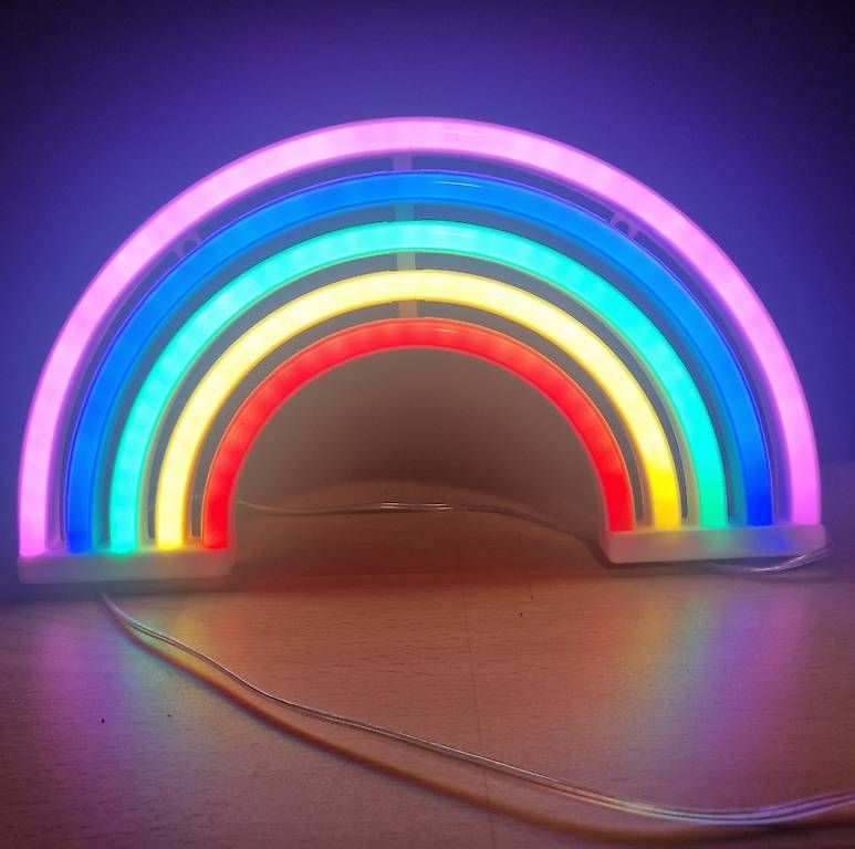 Tutte le decorazioni: Regenbogen-Leucht-Dekoration – Usato da St. Silvester venduto da xoxo_pat_ 1