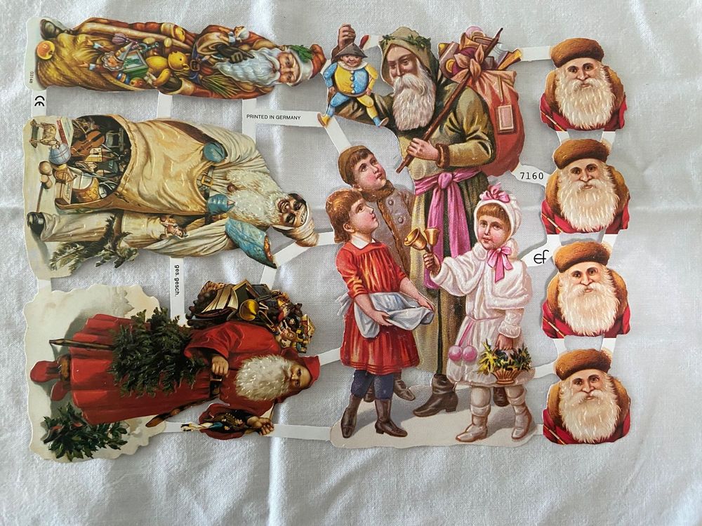 Oblaten Nostalgie Weihnachten Glanzbilder Nikolaus Kaufen auf Ricardo