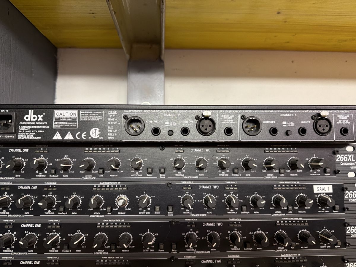 Dbx Equalizzatori: dbx 266XL Compressor Gate Stereo Doppio Canale  – Usato da basel venduto da Swiss._.1978 4