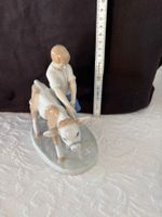 Gräfenthal Porzellan Figur „Junge mit bockendem Kalb“