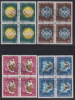 25w-28w Viererblock, mit Sonderstempel, Kat. SBK22 Fr. 110.-