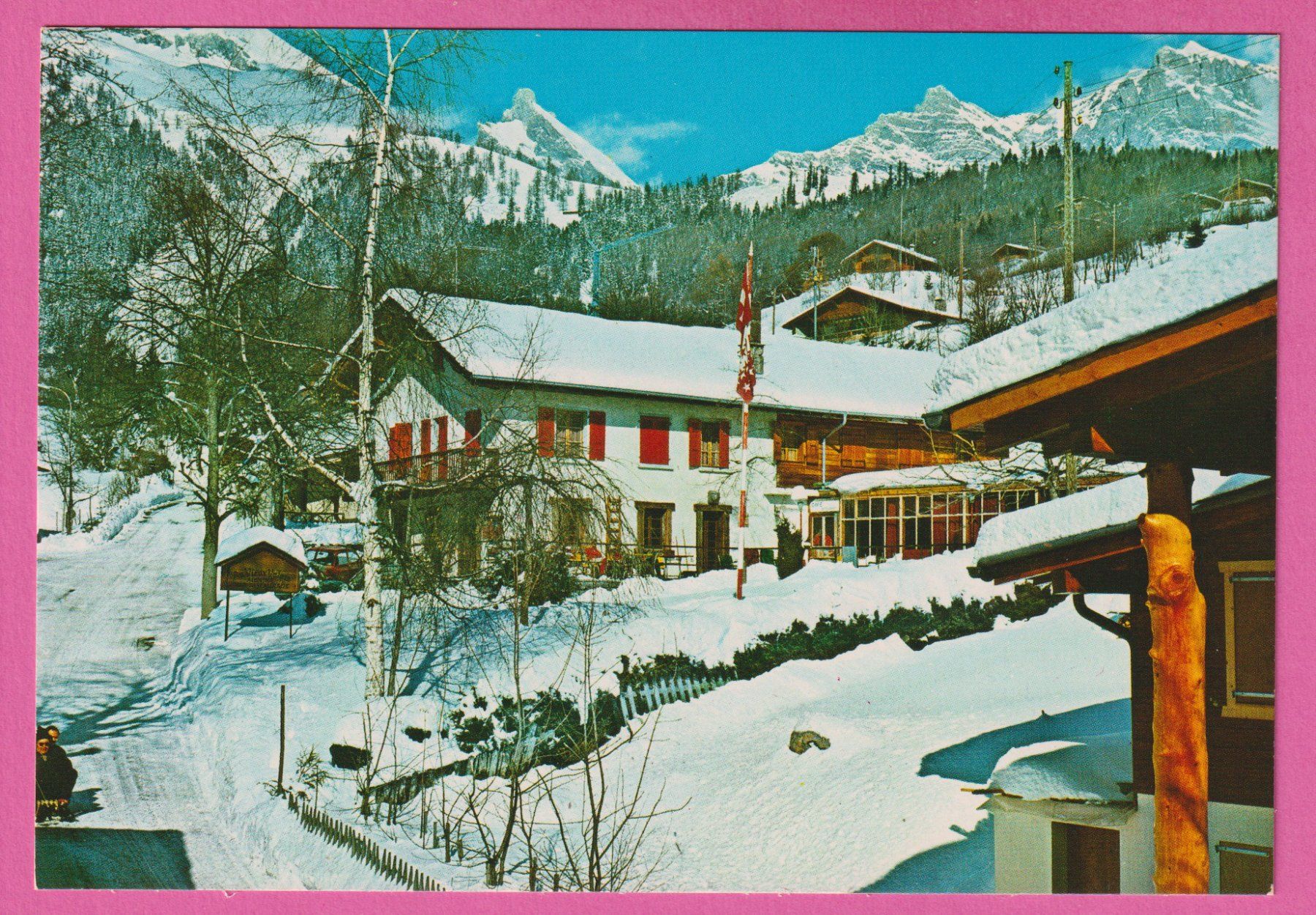 Cartoline postali: Ovronnaz Wallis 1400m – Usato da Einsiedeln venduto da dillie